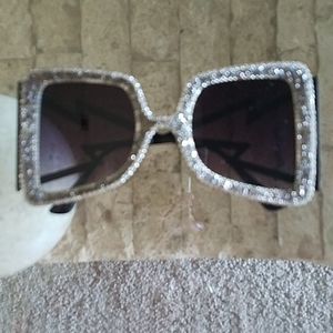 Fun crystal and glitter sunglasses